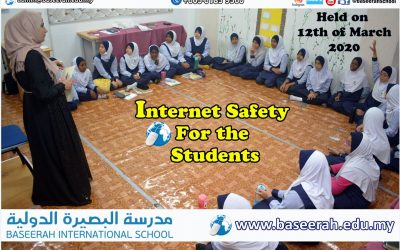 INTERNET SAFETY FOR THE STUDENTS HELD ON 12TH MARCH 2020